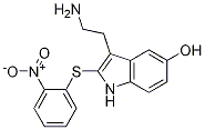 3-(2-Amino-ethyl)-2-(2-nitro-phenylsulfanyl)-1H-indol-5-ol