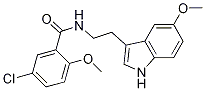 5-Chloro-2-methoxy-N-[2-(5-methoxy-1H-indol-3-yl)-ethyl]-benzamide