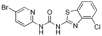 1-(4-chlorobenzo[d]thiazol-2-yl)-3-(5-bromopyridin-2-yl)urea
