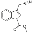 2-(1-methoxycarbonylindol-3-yl)acetonitrile