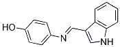 4-{[1-(1H-Indol-3-yl)-meth-(E)-ylidene]-amino}-phenol