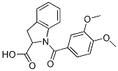 1-(3,4-dimethoxybenzoyl)-2,3-dihydro-1H-indole-2-carboxylic acid