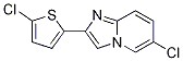 6-chloro-2-(5-chlorothiophen-2-yl)imidazo[1,2-a]pyridine