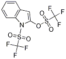 1-(trifluoromethanesulfonyl)indol-2-yl trifluoromethanesulfonate