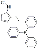 Chloro(ethylcyclopentadienyl)(triphenylphosphinenickel(II)