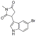 3-(5-bromo-1H-indol-3-yl)-N-methylsuccinimide