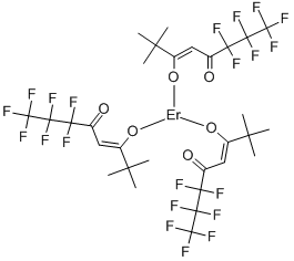 Er(fod)3, Tris(6,6,7,7,8,8,8-heptafluoro-2,2-dimethyl-3,5-octanedionato)erbium, Erbium(III)-tris(6,6,7,7,8,8,8-heptafluoro-2,2-dimethyl-3,5-octanedionate)