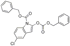 benzyl 2-{[(benzyloxy)carbonyl]oxy}-5-chloro-1H-indole-1-carboxylate