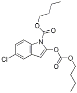2-butoxycarbonyloxy-5-chloro-indole-1-carboxylic acid butyl ester