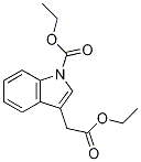 3-ethoxycarbonylmethyl-indole-1-carboxylic acid ethyl ester