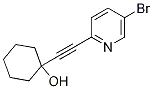 5-bromo-2-[2-(1-hydroxycyclohexyl)ethynyl]pyridine