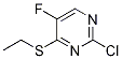2-chloro-4-ethylthio-5-fluoropyrimidine