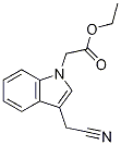 3-cyanomethylindole-N-acetic acid ethyl ester