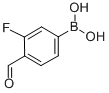 3-Fluoro-4-formylphenylboronic acid