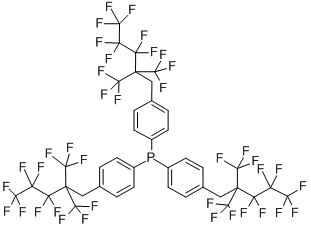 Tris[4-(3,3,4,4,5,5,5-heptafluoro-2,2-bis(trifluoromethyl)pentyl)phenyl] phosphine
