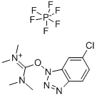 O-(1H-6-CHLOROBENZOTRIAZOL-1-YL)-1,1,3,3-TETRAMETHYLURONIUM HEXAFLUOROPHOSPHATE