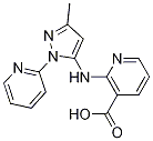 2-[[3-methyl-1-(2-pyridinyl)-1H-pyrazol-5-yl]amino]nicotinic acid