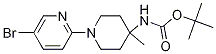 1-(5-bromo-pyridin-2-yl)-4-tert-butoxycarbonylamino-4-methylpiperidine