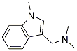 3-(N,N-dimethylaminomethyl)-1-methylindole