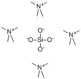 Tetramethylammonium silicate solution