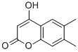 4-Hydroxy-6,7-dimethylcoumarin
