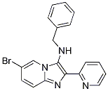 benzyl-(6-bromo-2-pyridin-2-yl-imidazo[1,2-a]pyridin-3-yl)-amine