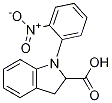 1-(2-nitrophenyl)indoline-2-carboxylic acid