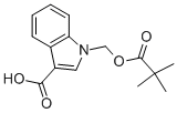 1-(2,2-Dimethylpropionyloxymethyl)-1H-indole-3-carboxylicacid