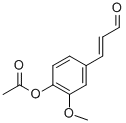 4-Acetoxy-3-methoxycinnamaldehyde, predominantly trans