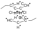 Bis(ethylcyclopentadienyl)tungsten(IV) dichloride
