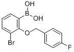 3-Bromo-2-(4′-fluorobenzyloxy)phenylboronic acid