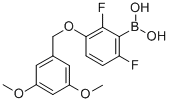 2,6-Difluoro-3-(3′,5′-dimethoxybenzyloxy)phenylboronic acid