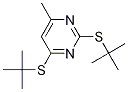 2,4-Bis-tert-butylsulfanyl-6-methyl-pyrimidine