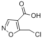 5-(Chloromethyl)isoxazole-4-carboxylic acid