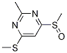 2-methyl-4-methylsulfinyl-6-methylthiopyrimidine