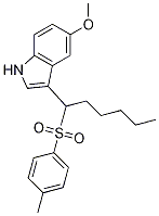 5-methoxy-3-[1-(toluene-4-sulfonyl)-hexyl]-1H-indole