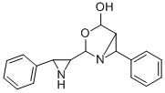 6-Phenyl-2-(3-phenyl-2-aziridinyl)-3-oxa-1-azabicyclo[3.1.0]hexan-4-ol