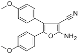 2-Amino-4,5-bis(4-methoxyphenyl)furan-3-carbonitrile