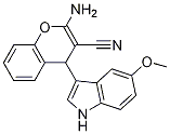 2-amino-4-(5-methoxy-1H-indol-3yl)-4H-chromene-3-carbonitrile