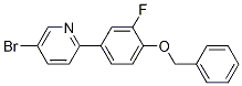 5-bromo-2-{3-fluoro-4-[(phenylmethyl)oxy]phenyl}pyridine