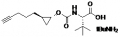 (S)-3,3-Dimethyl-2-((1R,2R)-2-pent-4-ynyl-cyclopropoxycarbonylamino)-butyric acid, tert-butylamine salt;