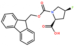 (2S,4S)-1-(((9H-FLUOREN-9-YL)METHOXY)CARBONYL)-4-FLUOROPYRROLIDINE-2-CARBOXYLIC ACID