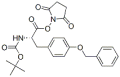 tert-butyl (S)-[2-[(2,5-dioxo-1-pyrrolidinyl)oxy]-2-oxo-1-[[4-(benzyloxy)phenyl]methyl]ethyl]carbamate