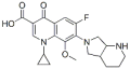 1-cyclopropyl-7-(2,8-diazabicyclo[4.3.0]non-8-yl)-6-fluoro-8-methoxy-4 -oxo-quinoline-3-carboxylic acid