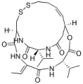 (1S,4Z,7S,10S,11E,20R)-4-ethylidene-7,20-dipropan-2-yl-9-oxa-15,16-dit hia-3,6,18,21-tetrazabicyclo[8.7.6]tricos-11-ene-2,5,8,19,22-pentone