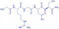 H-Gly-Arg-Gly-Asp-Ser-NH₂ trifluoroacetate salt