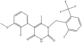 5-(2-Fluoro-3-methoxyphenyl)-1-[2-fluoro-6-(trifluoromethyl)benzyl]-6-methylpyrimidine-2,4(1H,3H)-dione