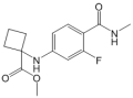 methyl 1-((3-fluoro-4-(methylcarbamoyl)phenyl)amino)cyclobutanecarboxylate